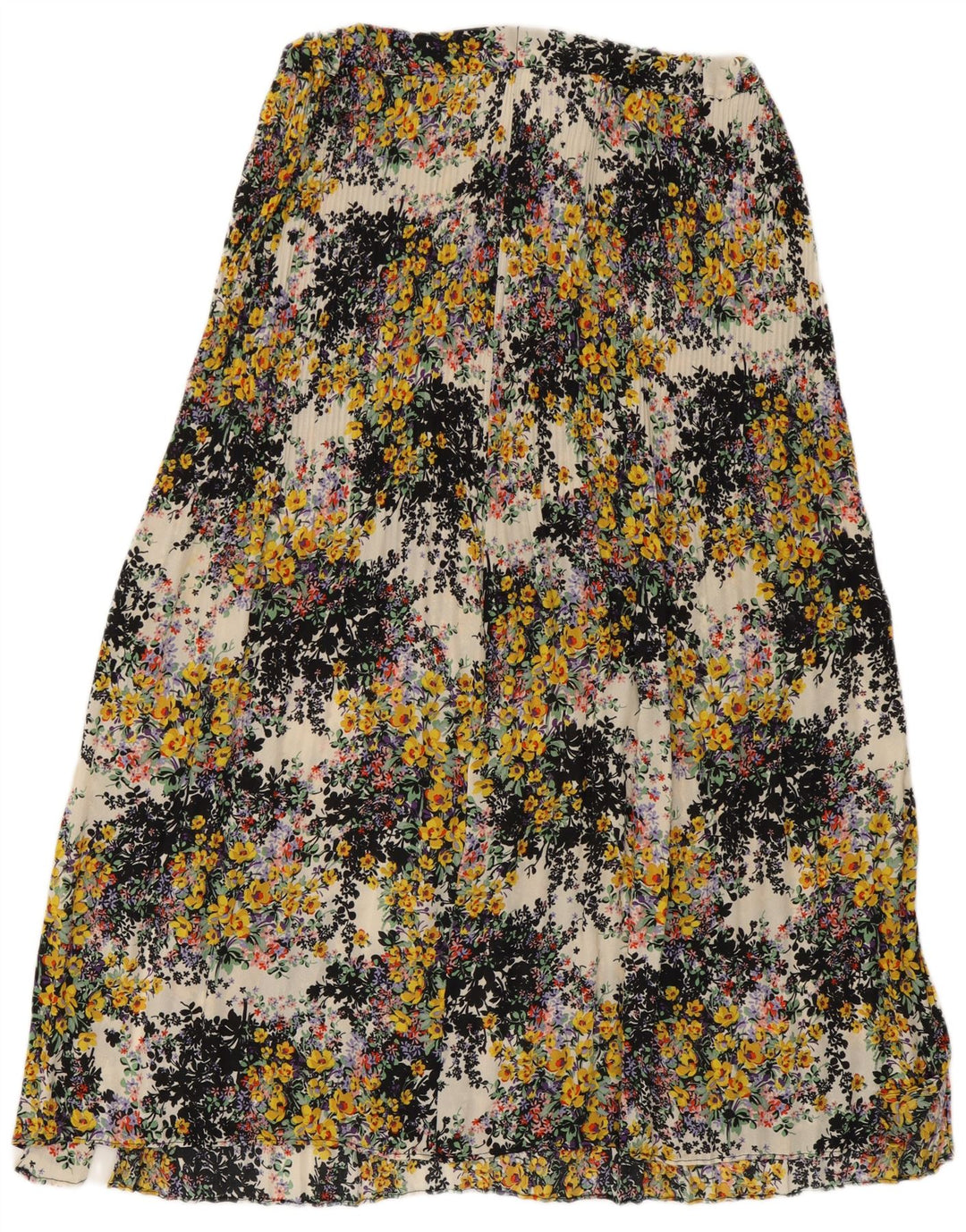 Женская расклешенная юбка Topshop UK 12 Medium W30 Разноцветный цветочный принт
