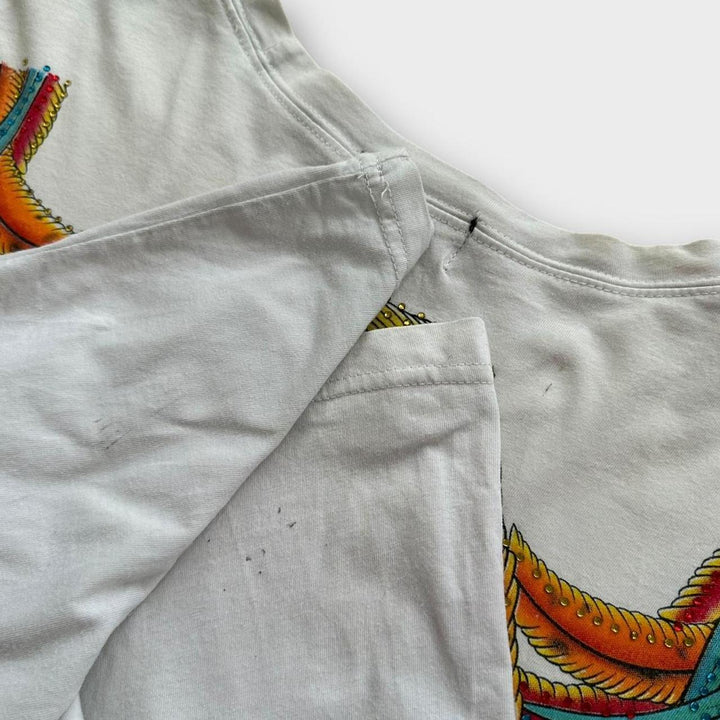 Футболка с длинными рукавами Christian Audigier Ed Hardy – средняя (подходит как размер XL)