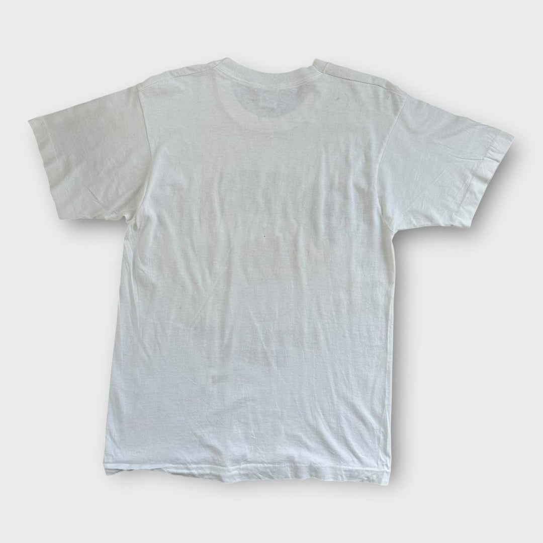 Винтажная баскетбольная футболка с рисунком Kansas, большая