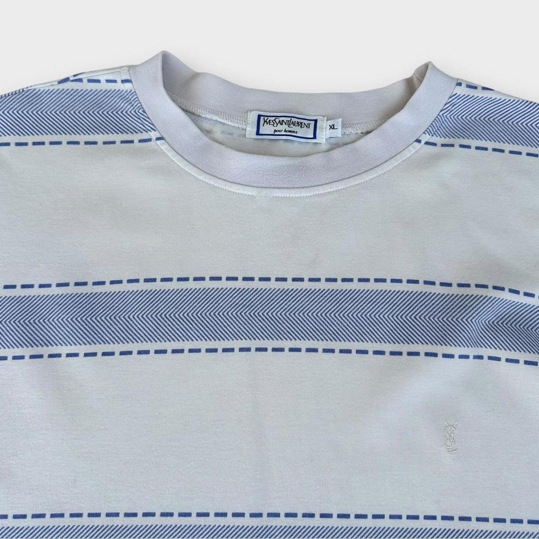 Винтажная футболка с рисунком YSL - XL