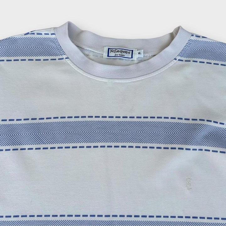 Винтажная футболка с рисунком YSL - XL