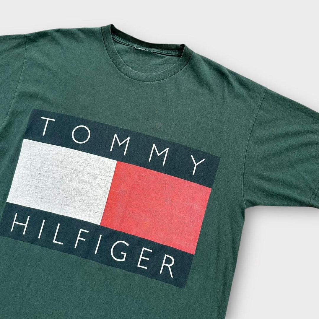 Винтажная футболка Tommy Hilfiger - средний размер