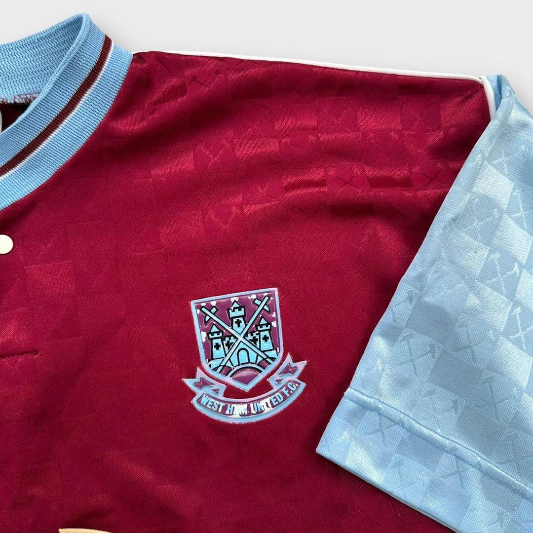 Винтажная футбольная футболка West Ham - большая