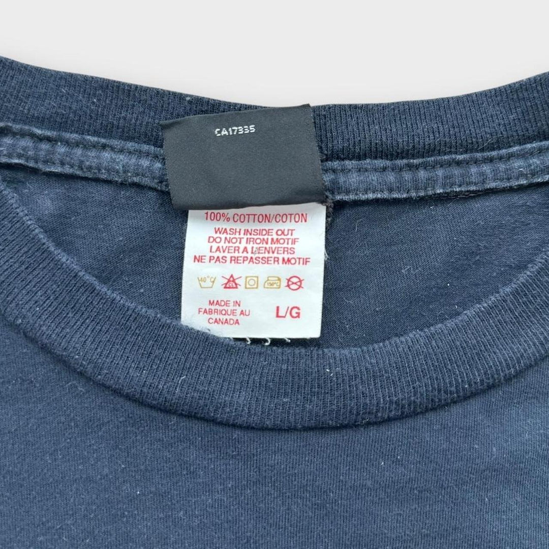 Y2K Футболка с рисунком над краем, большая