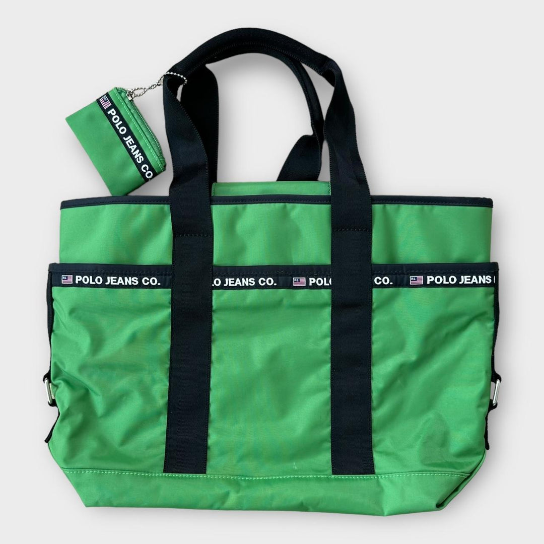 Большая сумка из джинсов-поло