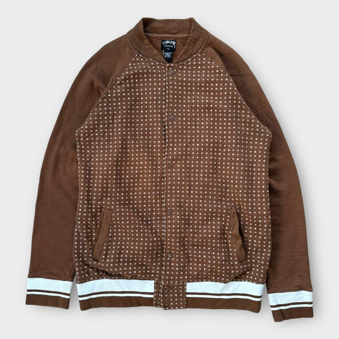 Университетская куртка-бомбер Stussy - Большой размер