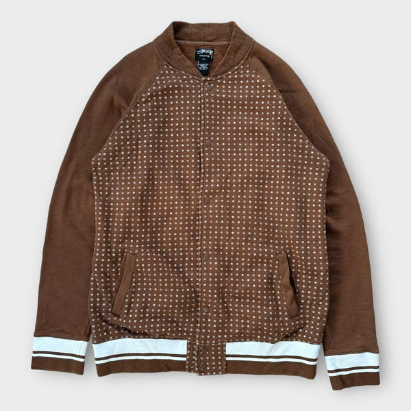 Университетская куртка-бомбер Stussy - Большой размер