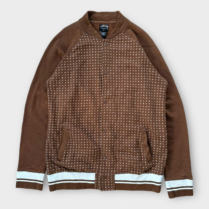 Университетская куртка-бомбер Stussy - Большой размер