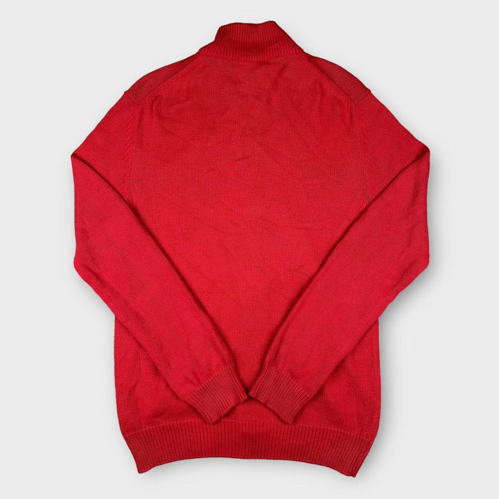 Трикотажный джемпер на молнии Vintage Thomas Burberry - XL