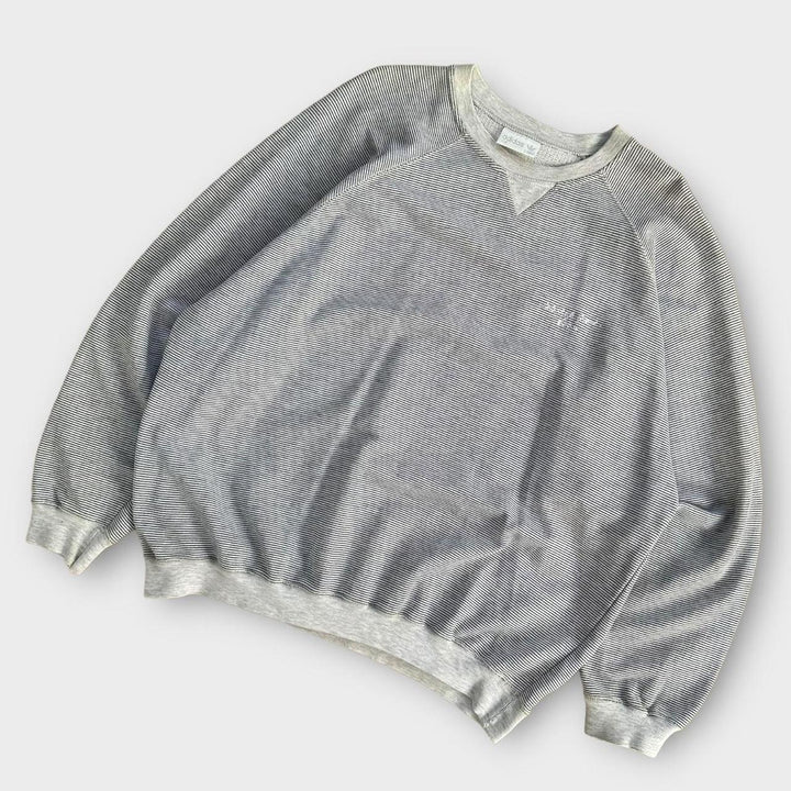 Полосатый свитшот Adidas - большой