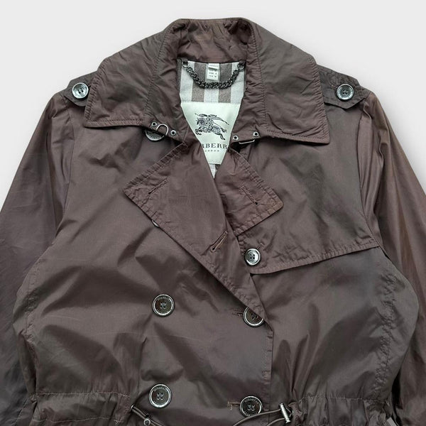 Винтажный нейлоновый тренч Burberry – UK6