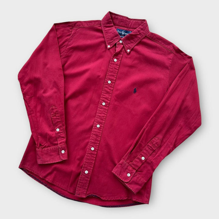 Винтажная рубашка Ralph Lauren - XL женская