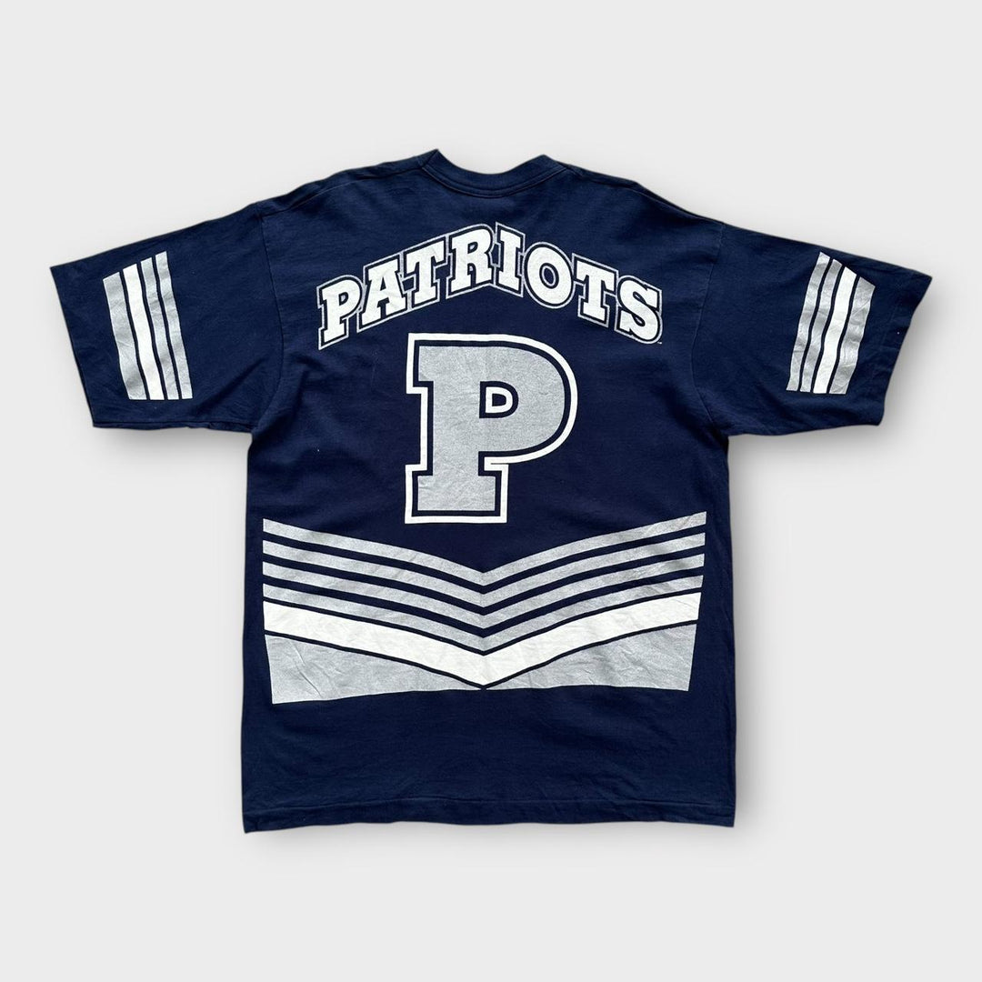 Футболка Vintage Patriots с одинарной строчкой - XL