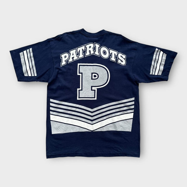 Футболка Vintage Patriots с одинарной строчкой - XL