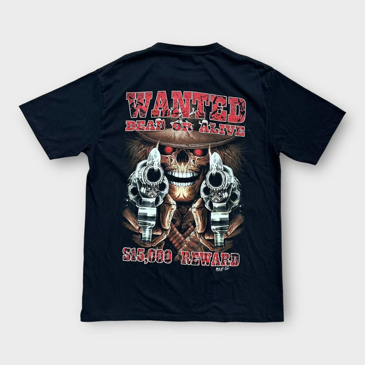 Футболка с рисунком черепа - XL