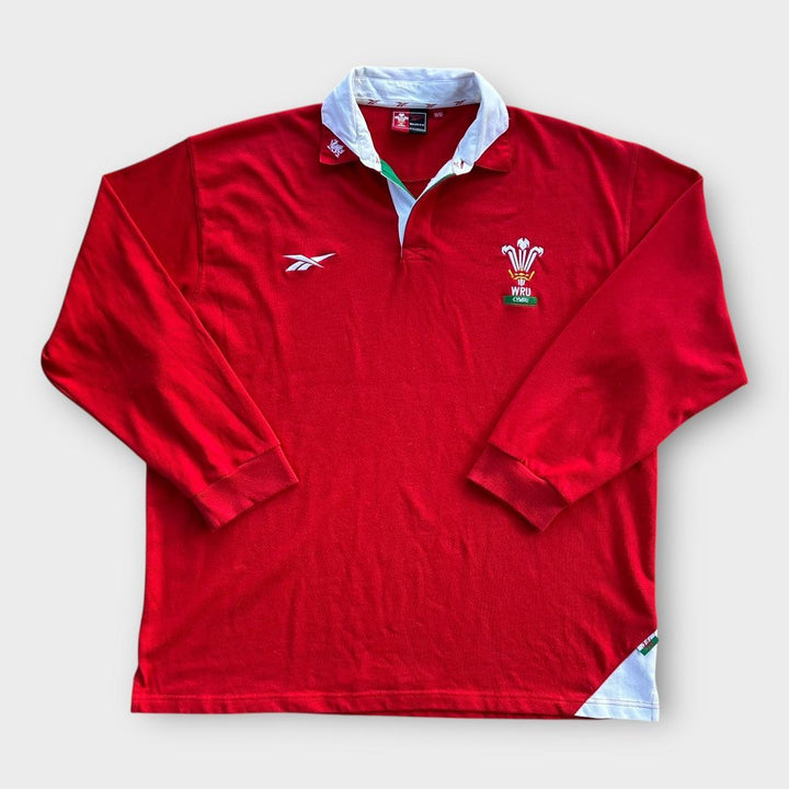 Футболка для регби Vintage Wales — XXXL
