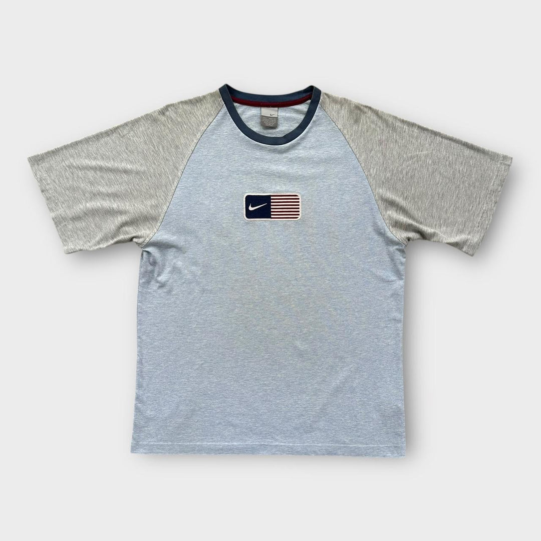 Футболка с флагом Nike USA Y2K — большая (подходит как размер XL)