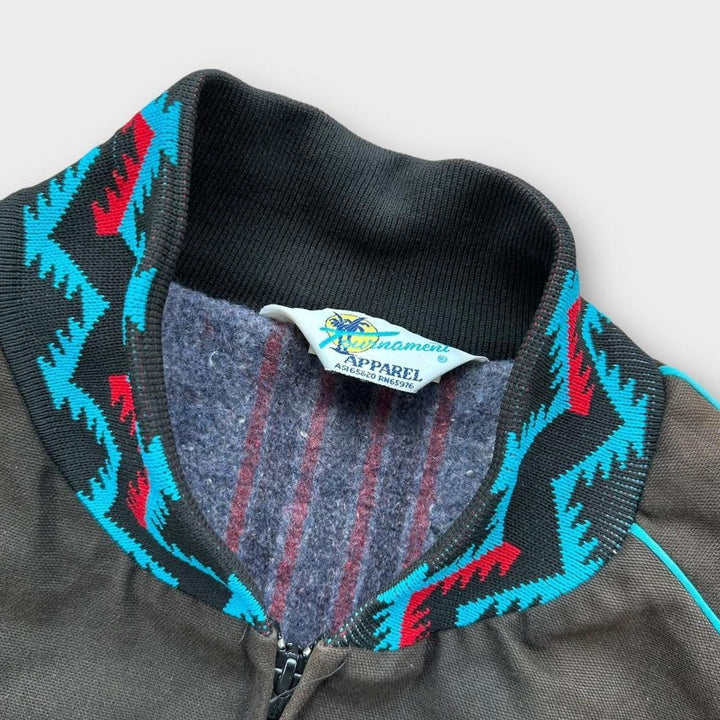 Винтажная куртка-бомбер BMW - XL