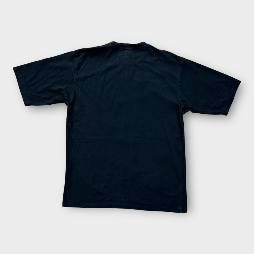 Футболка Y2K Tupac с рисунком — большая (подходит как длинная футболка размера XL).