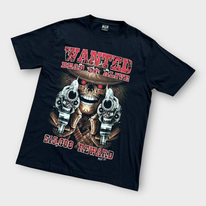 Футболка с рисунком черепа - XL