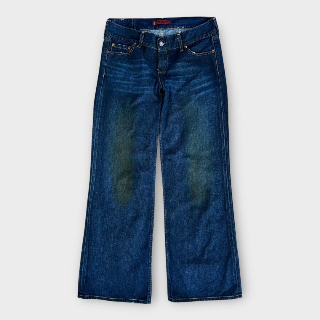 Широкие джинсы Levi «Мэри Линн» — талия 34.