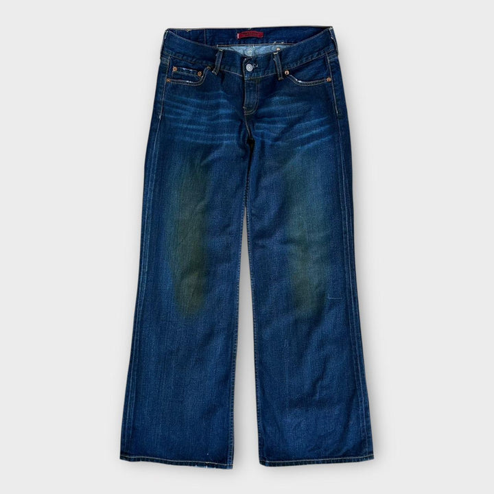 Широкие джинсы Levi «Мэри Линн» — талия 34.