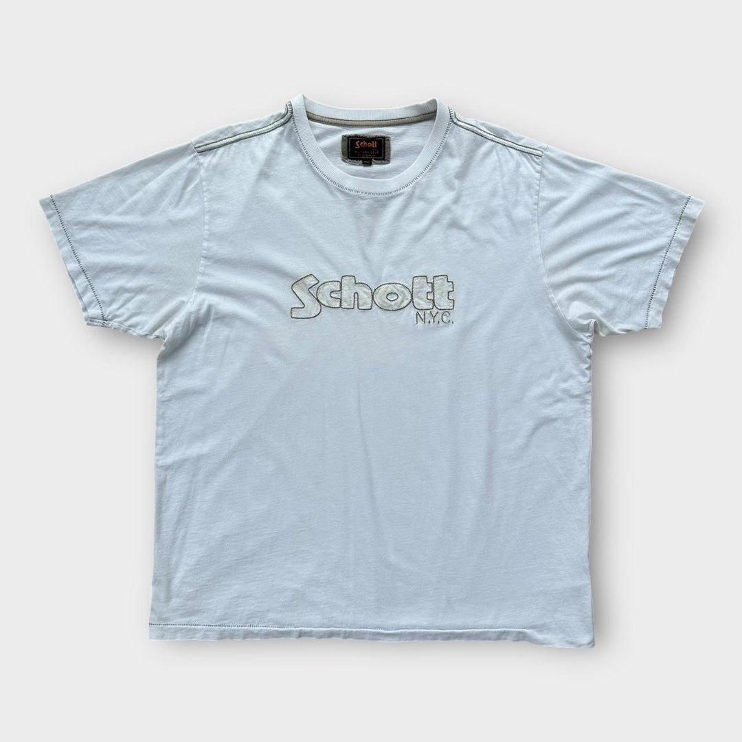 Винтажная футболка Schott - XXL