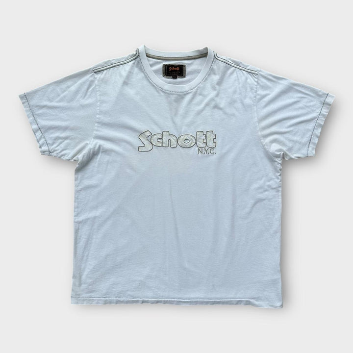 Винтажная футболка Schott - XXL