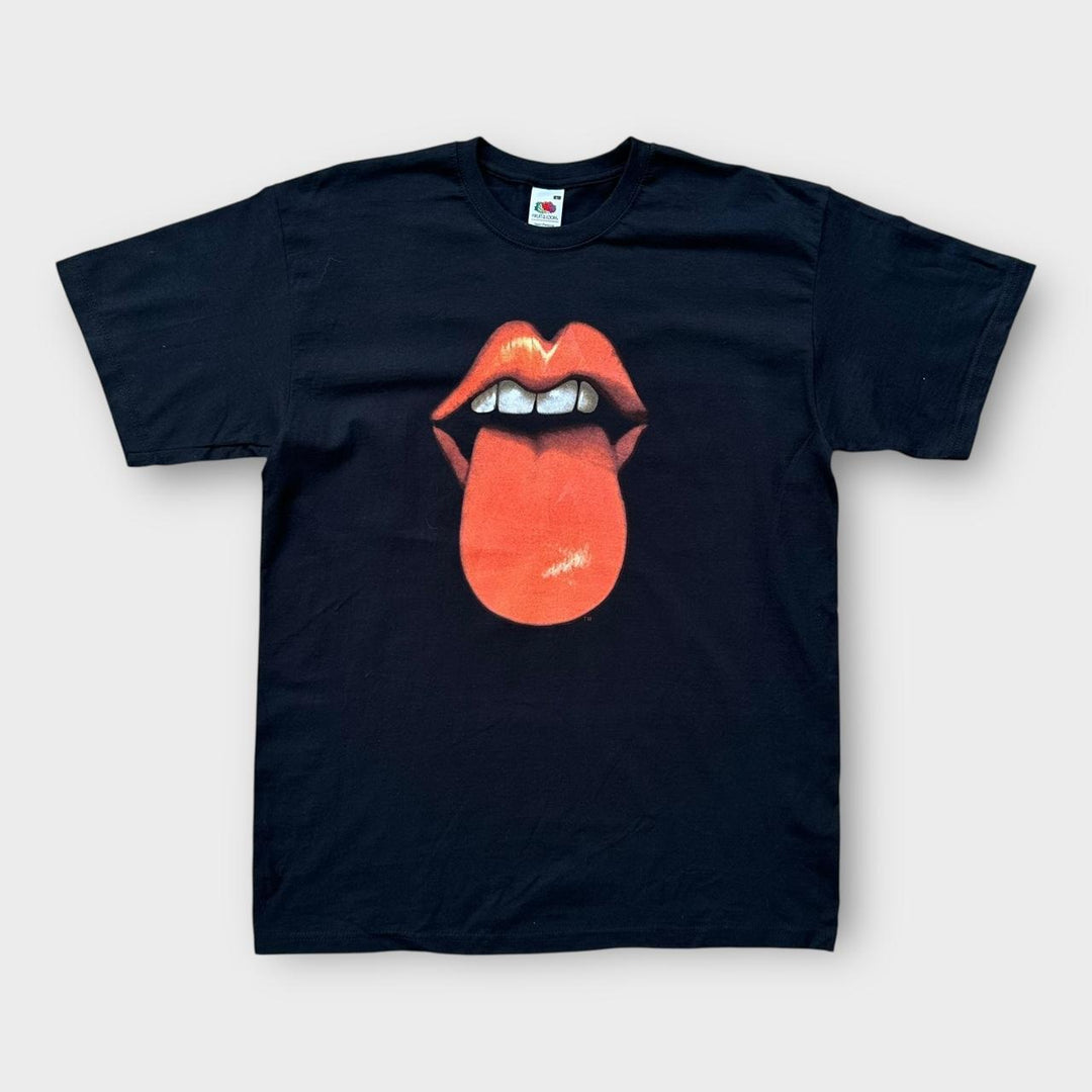 Винтажная футболка с лентой Rolling Stones - Большая
