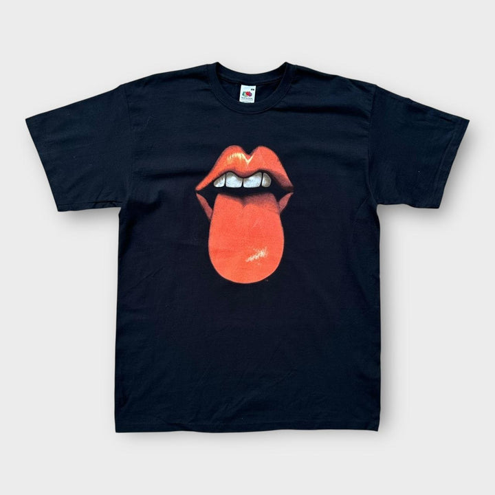 Винтажная футболка с лентой Rolling Stones - Большая