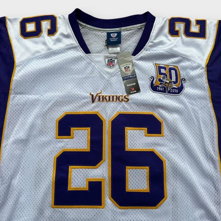 Джерси Reebok Vikings NFL — XXL (проверьте размеры)