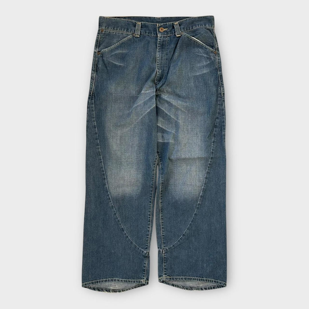 Скрученные джинсы Baggy Levi’s – талия 34.