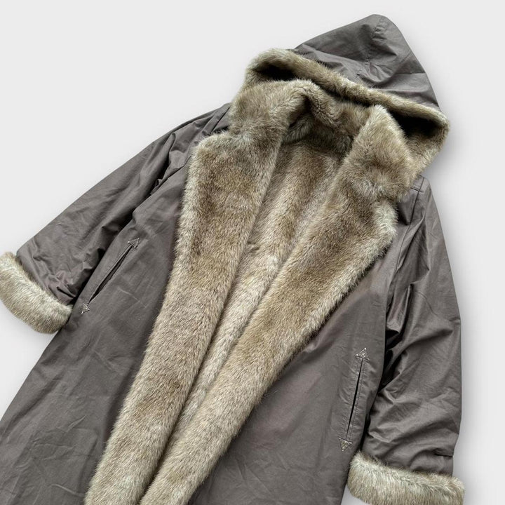 Винтажная куртка-афганка - женская большого размера (проверьте замеры)