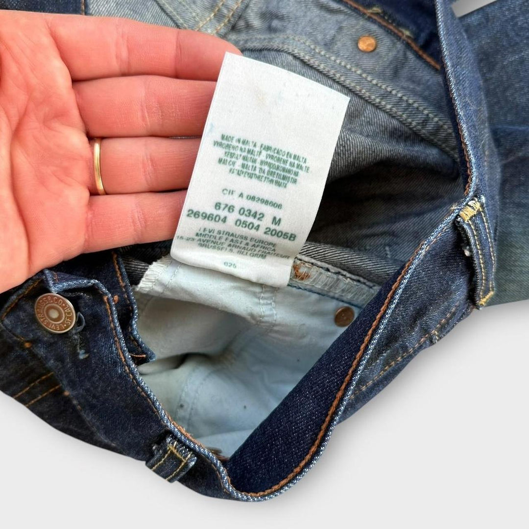 Широкие джинсы Levi «Мэри Линн» — талия 34.