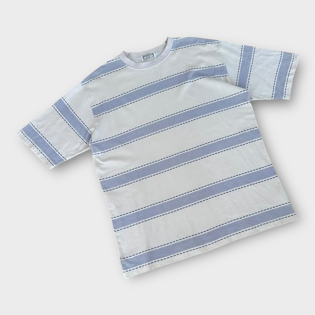 Винтажная футболка с рисунком YSL - XL