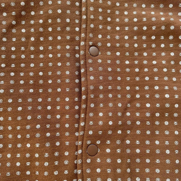 Университетская куртка-бомбер Stussy - Большой размер