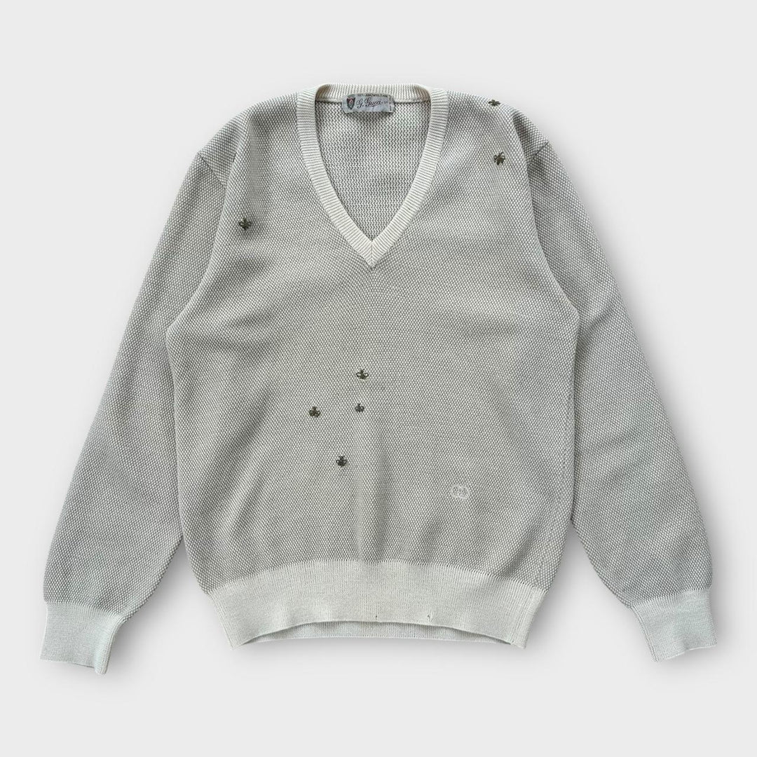 Винтажный вязаный джемпер Gucci 90-х годов, средний размер