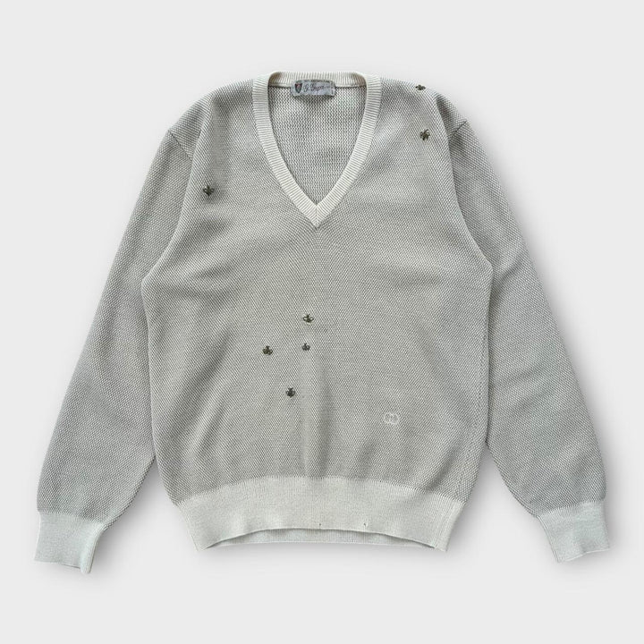 Винтажный вязаный джемпер Gucci 90-х годов, средний размер