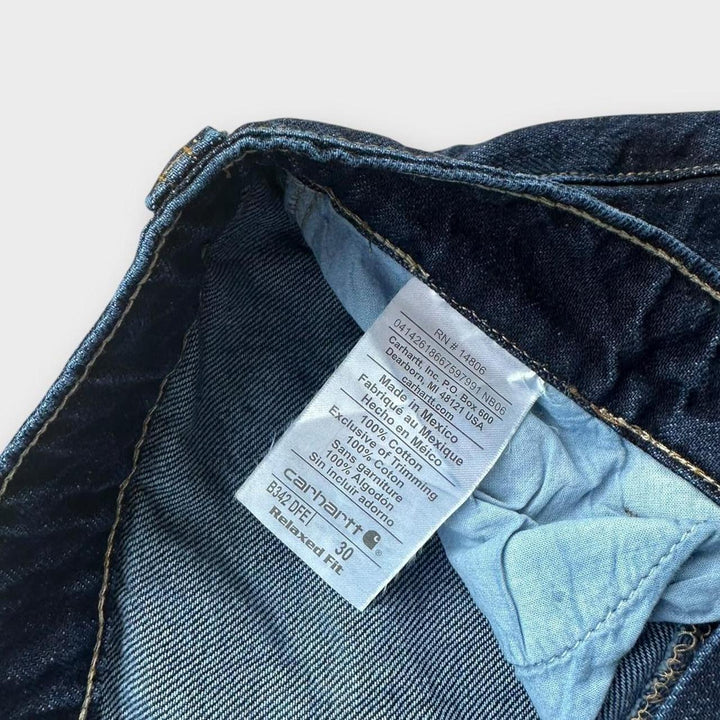 Джинсовые шорты Carhartt для рабочей одежды, талия 30 дюймов.