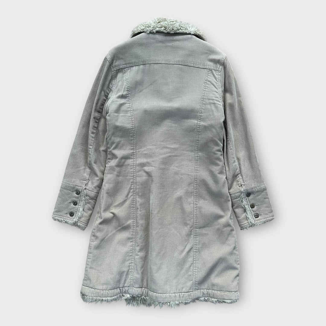 Джинсовая куртка DKNY Афган - женская средняя