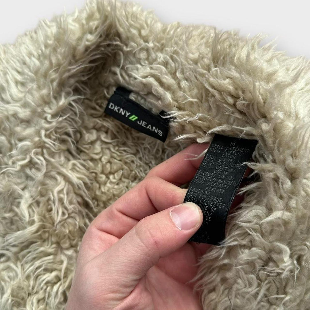 Джинсовая куртка DKNY Афган - женская средняя