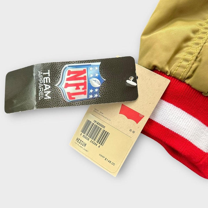 Университетский бомбер Levi’s NFL из денима, средний размер