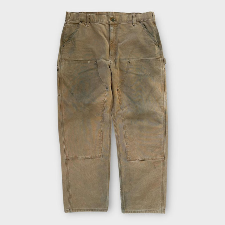 Брюки Carhartt с двойным коленом, талия 38 дюймов.