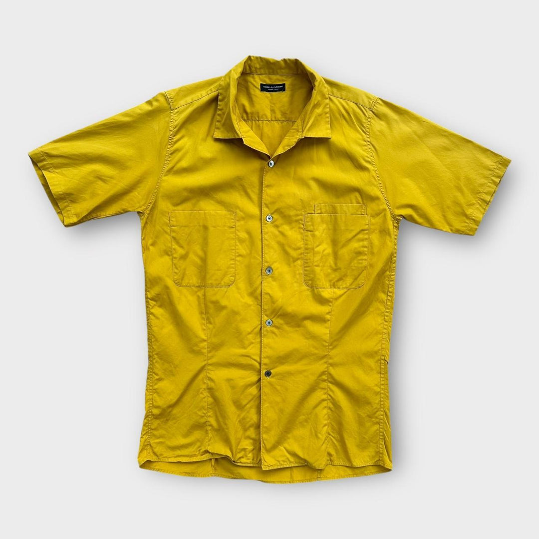 Винтажная рубашка Comme des Garçons homme плюс на пуговицах — маленький размер (проверьте размеры)