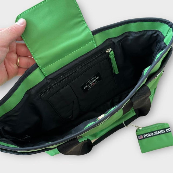 Большая сумка из джинсов-поло