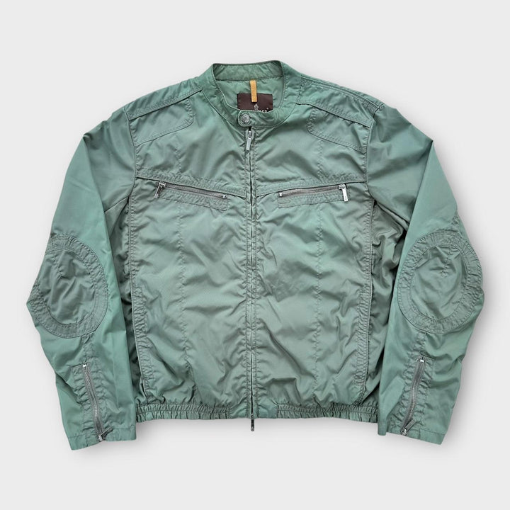 Байкерская куртка Moncler - размер 5 (женский XL)