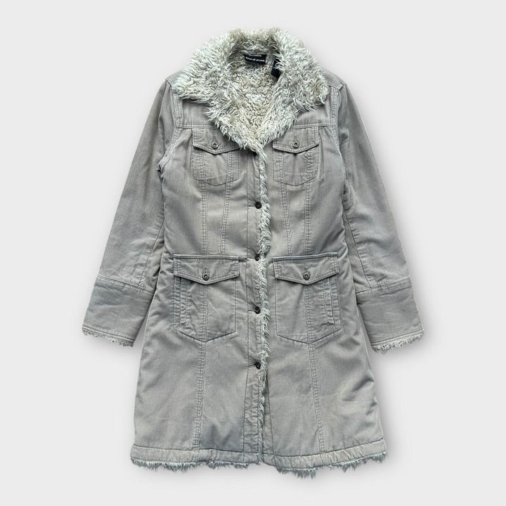 Джинсовая куртка DKNY Афган - женская средняя