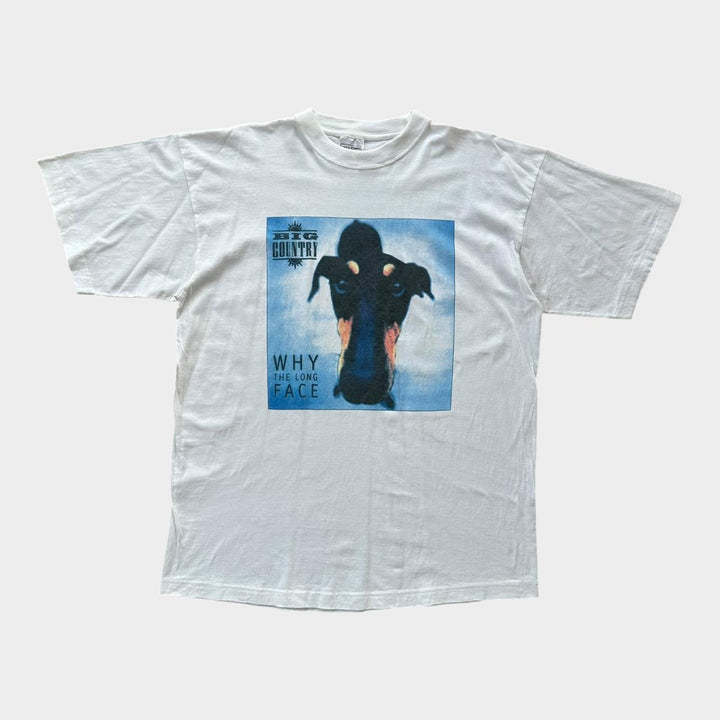 Big Country, почему винтажная футболка с длинным лицом - XL