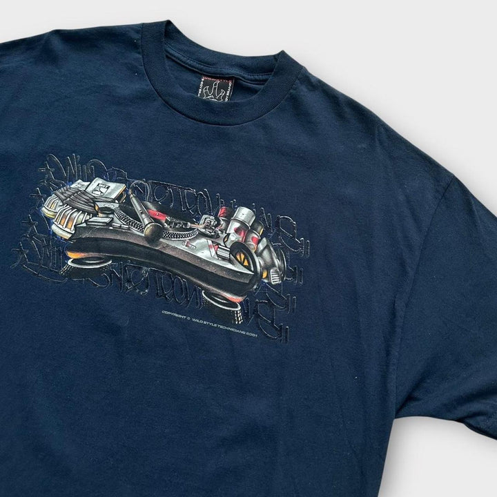 Футболка с рисунком в стиле хип-хоп Y2K - XL