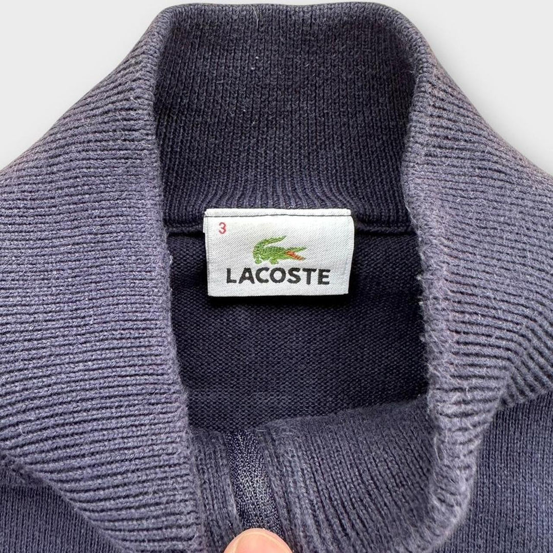 Трикотажный джемпер на молнии Lacoste - средний размер
